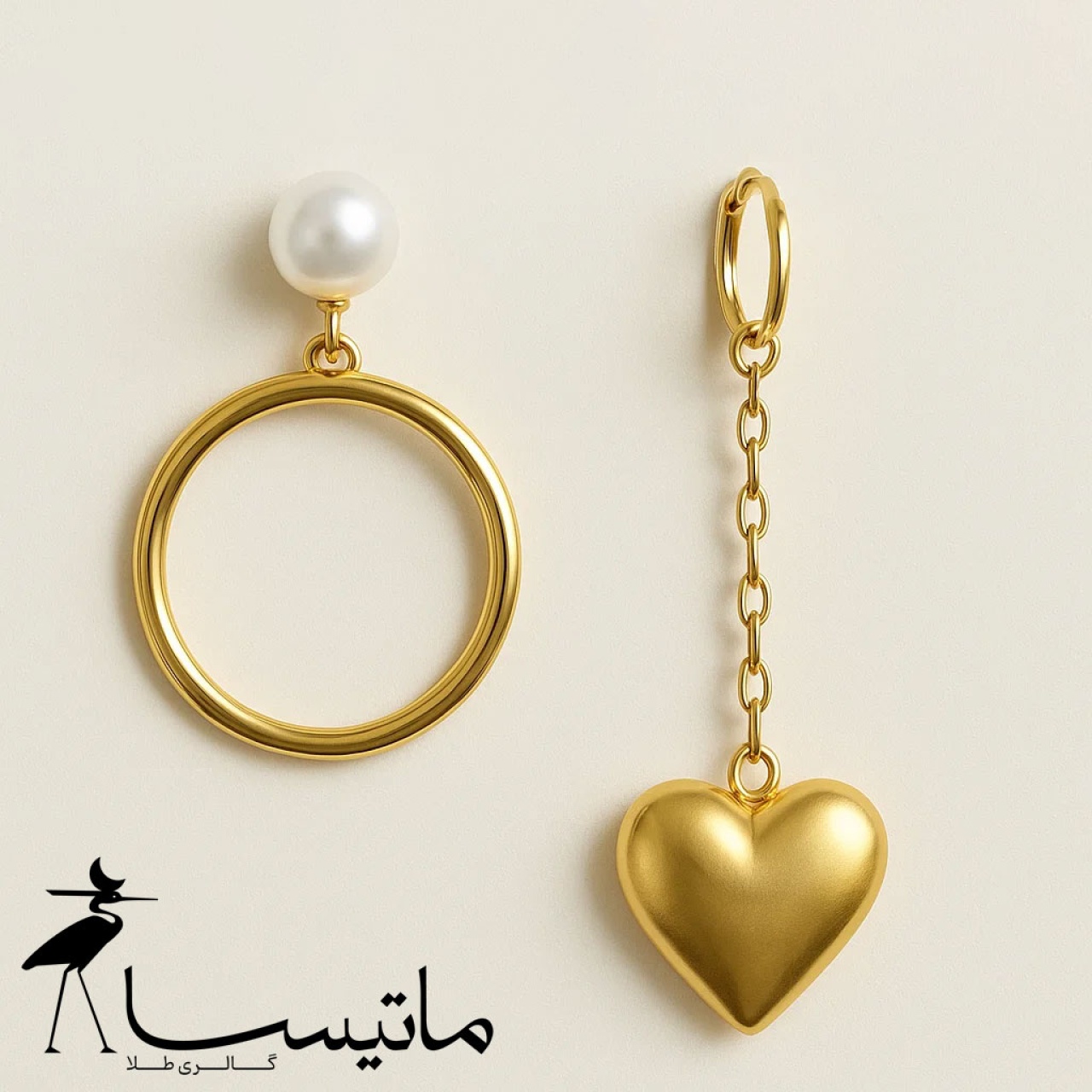 گوشواره‌های نامتقارن (Mismatched Earrings) — ترند جسورانه و محبوب ۱۴۰۴