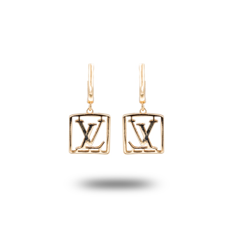 گوشواره طلا زنانه طرح LV